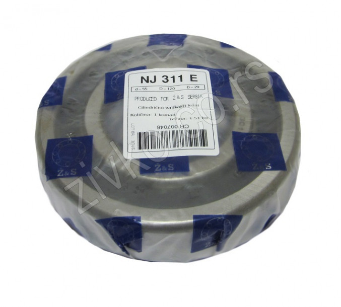Cilindrično-valjkasti ležaji NJ 311 E [Z&S] - 1