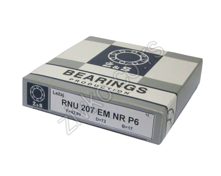 Cilindrično-valjkasti ležaji RNU 207 EM NR  [Z&S] - 4