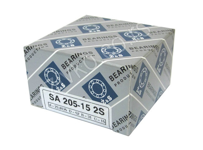 Kuglični samopodesivi ležaji SA 205-15 [Z&S] - 1