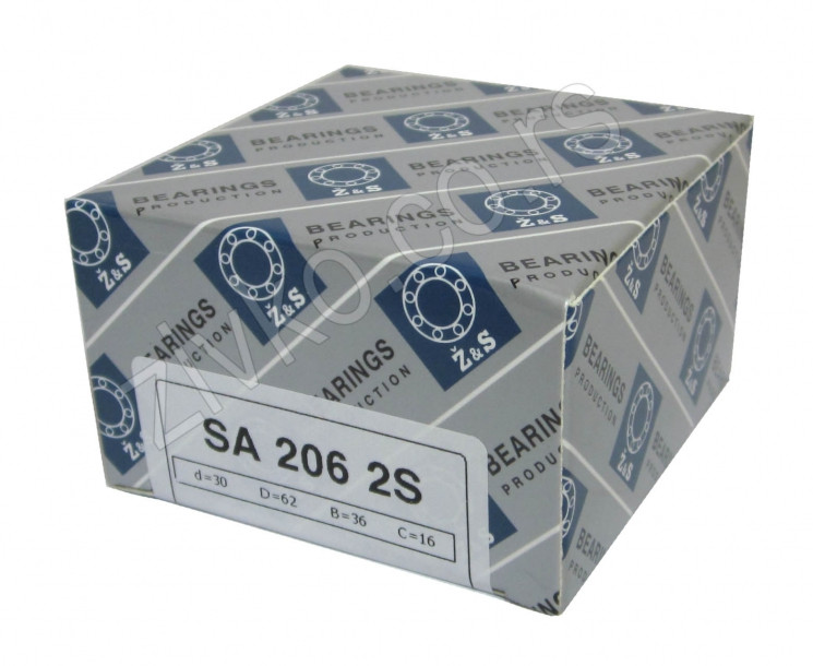 Kuglični samopodesivi ležaji SA 206 [Z&S] - 1