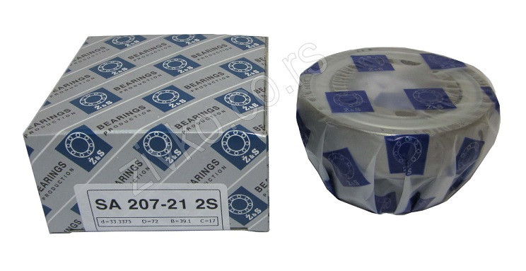 Kuglični samopodesivi ležaji SA 207-21 [Z&S] - 2
