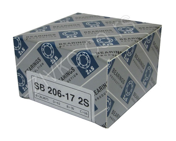 Kuglični samopodesivi ležaji SB 206-17 2S [Z&S] - 1