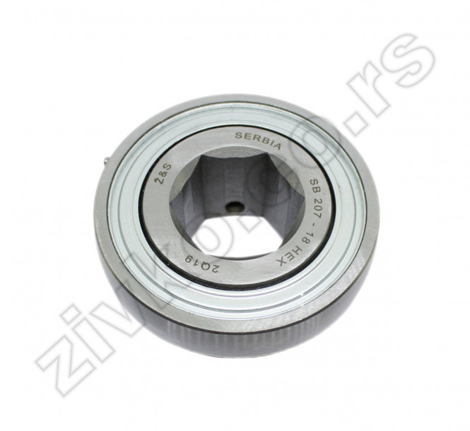 Kuglični samopodesivi ležaji SB 207-18 HEX [Z&S] - 1