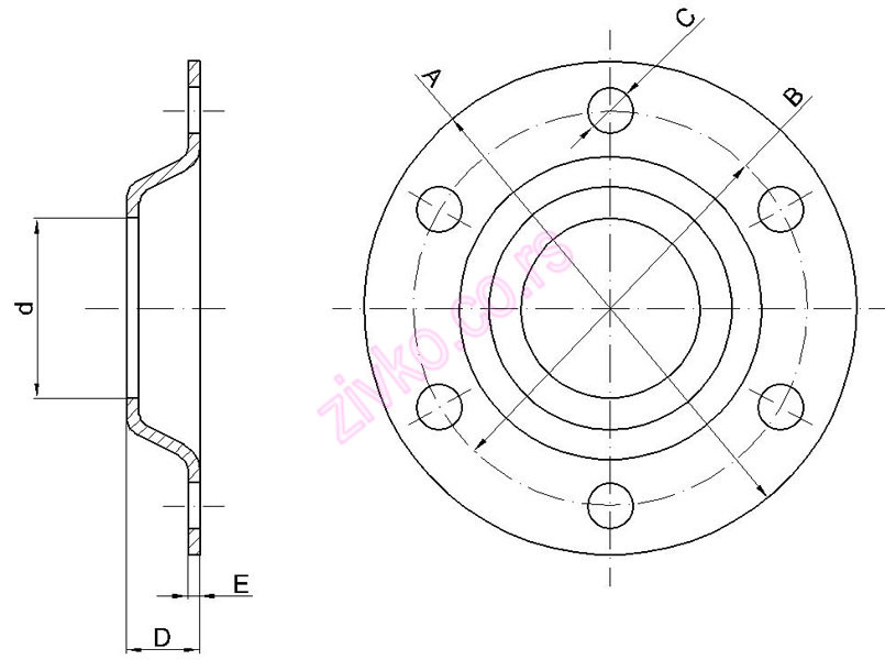 Crtež SL kućište OLT