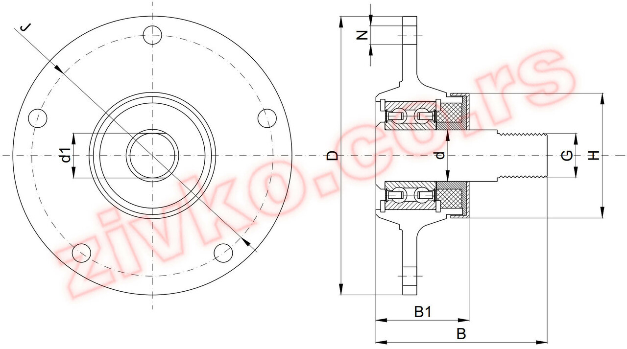 Crtež SLLM160 - M30 R [Z&S]