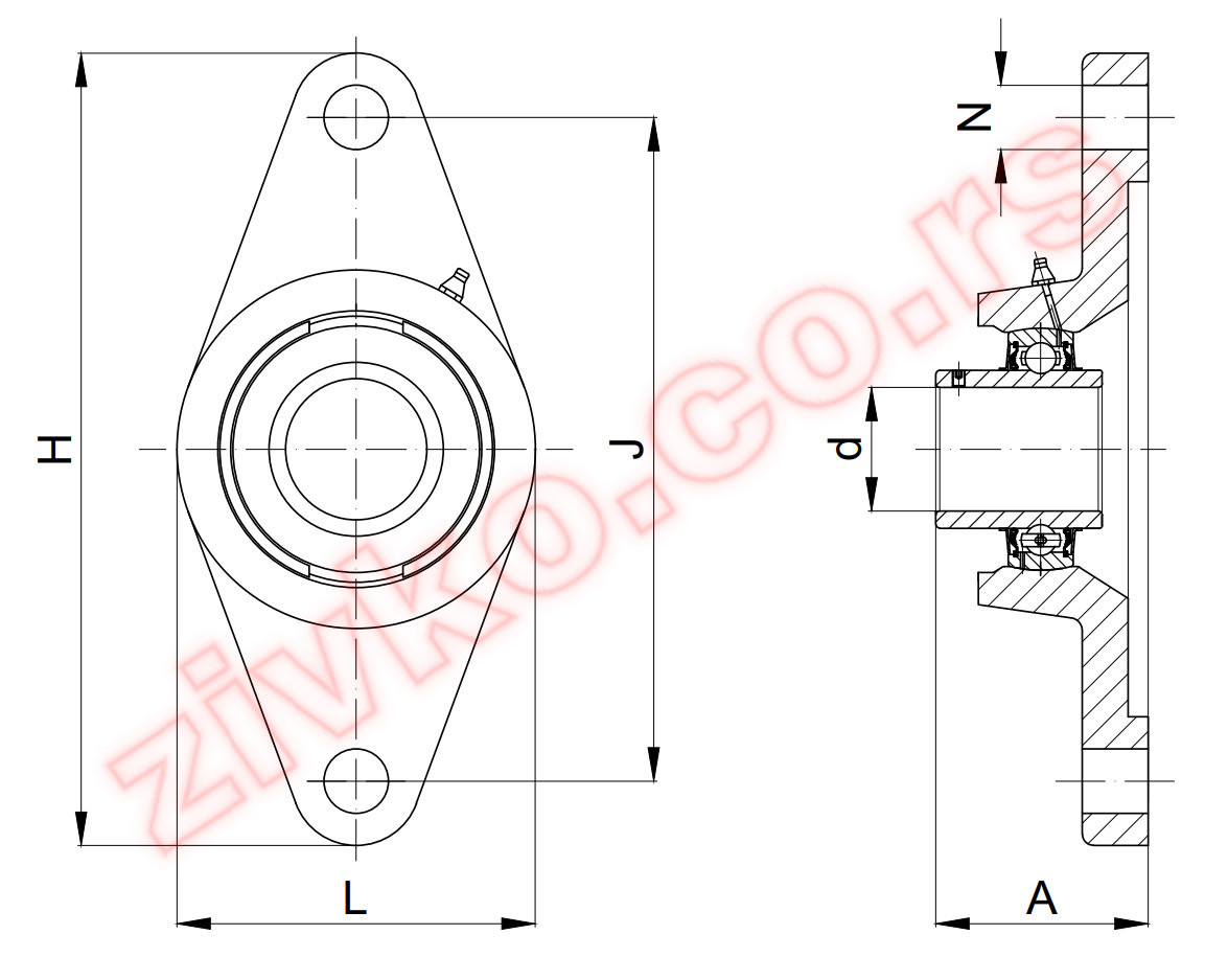 Crtež UCFL208 [F&D]