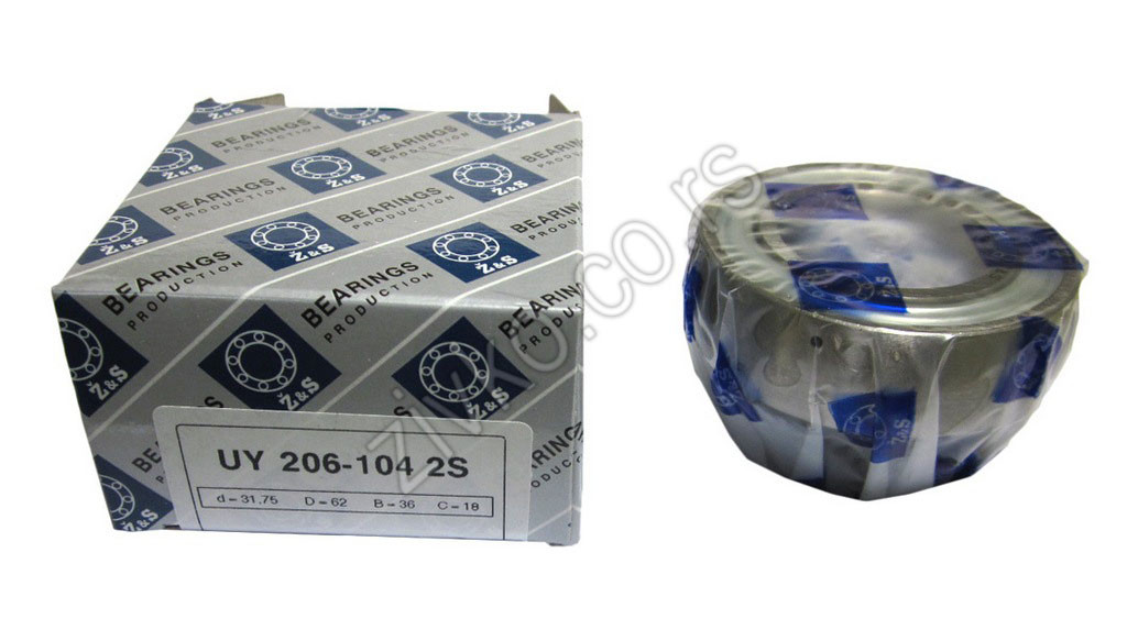 Kuglični samopodesivi ležaji UY 206-104 1L [Z&S] - 4