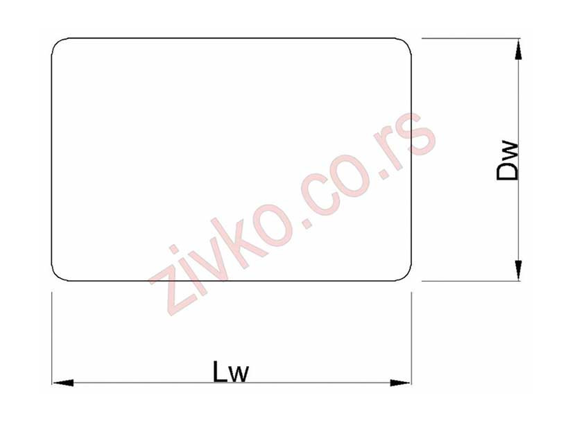 Crtež Valjčić 7.5 x 7.5 mm [UTL]