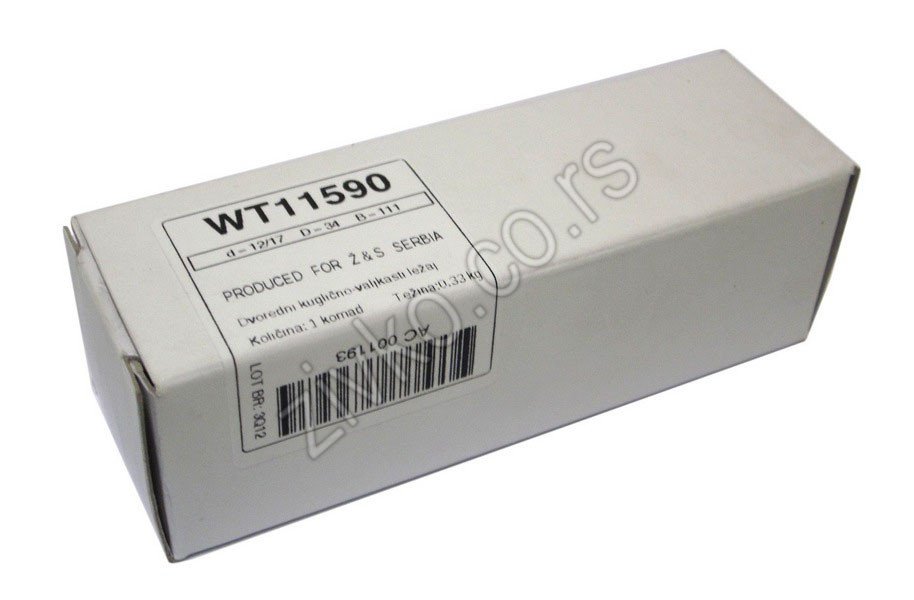 Radijalni kuglični ležaji WT 11590 [Z&S] - 4
