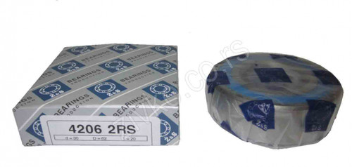 Radijalni kuglični ležaji 4206 2RS [Z&S] - 2