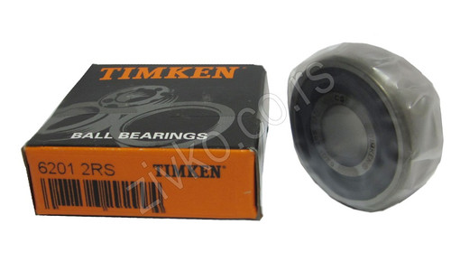 Radijalni kuglični ležaji 6201 2RS [TIMKEN] - 2