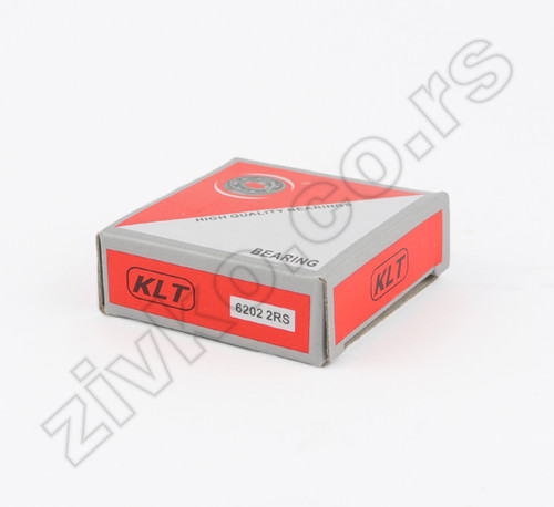 Radijalni kuglični ležaji 6202 2RS [KLT] - 2