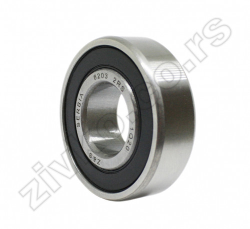 Radijalni kuglični ležaji 6203 2RS [Z&S] - 1