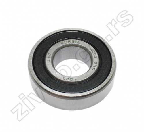 Radijalni kuglični ležaji 6203 2RS [Z&S] - 2