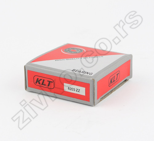 Radijalni kuglični ležaji 6203 ZZ [KLT] - 2