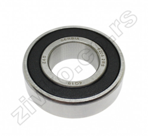 Radijalni kuglični ležaji 6205 2RS [Z&S] - 2