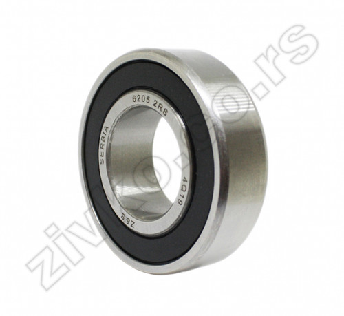Radijalni kuglični ležaji 6205 2RS [Z&S] - 1