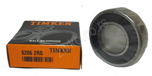 Radijalni kuglični ležaji 6206 2RS [TIMKEN] - 2