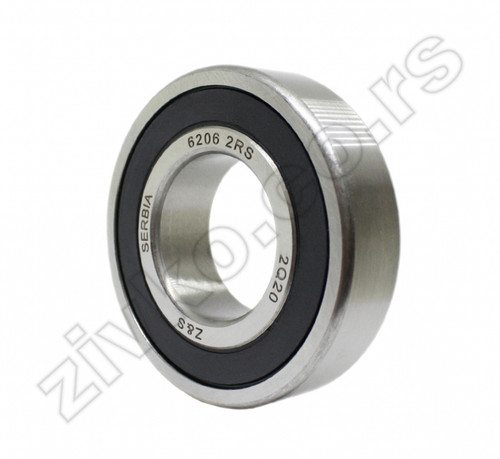 Radijalni kuglični ležaji 6206 2RS [Z&S] - 1