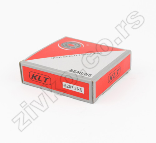 Radijalni kuglični ležaji 6207 2RS [KLT] - 2