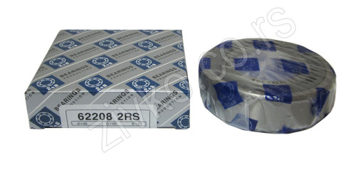 Radijalni kuglični ležaji 62208 2RS [Z&S] - 2