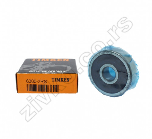 Radijalni kuglični ležaji 6300 2RS [TIMKEN] - 1