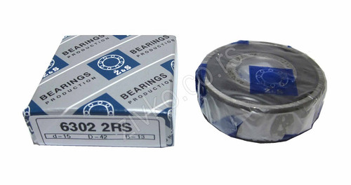 Radijalni kuglični ležaji 6302 2RS [Z&S] - 2