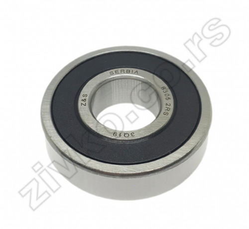 Radijalni kuglični ležaji 6305 2RS [Z&S] - 2