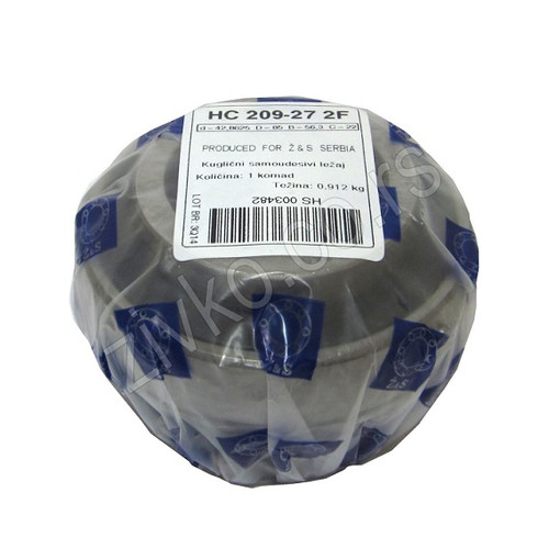 Kuglični samopodesivi ležaji HC 209-27 [Z&S] - 1