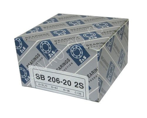 Kuglični samopodesivi ležaji SB 206-20 2S [Z&S] - 1