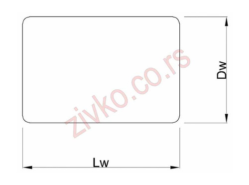 Crtež Valjčić 13 x 20 G2 mm [UTL]