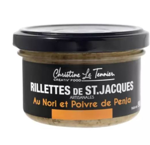 TART GXP  RILLETTE DE ST JACQUES NORI AU POIVRE DE  PENJA 90G CLT