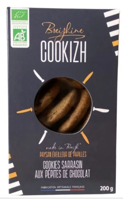 GAT BREIZHINE Cookies aux pépites de chocolat BIO 200 Gr