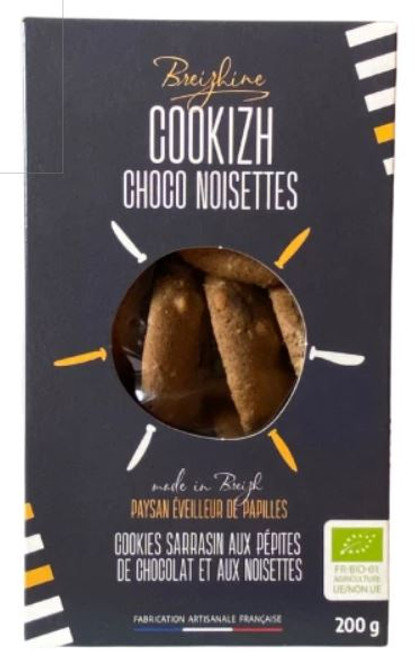 GAT BREIZHINE Cookies choco noisette BIO 200 Gr