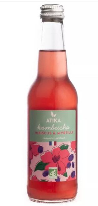 Kombucha Atika hibiscus Myrtille