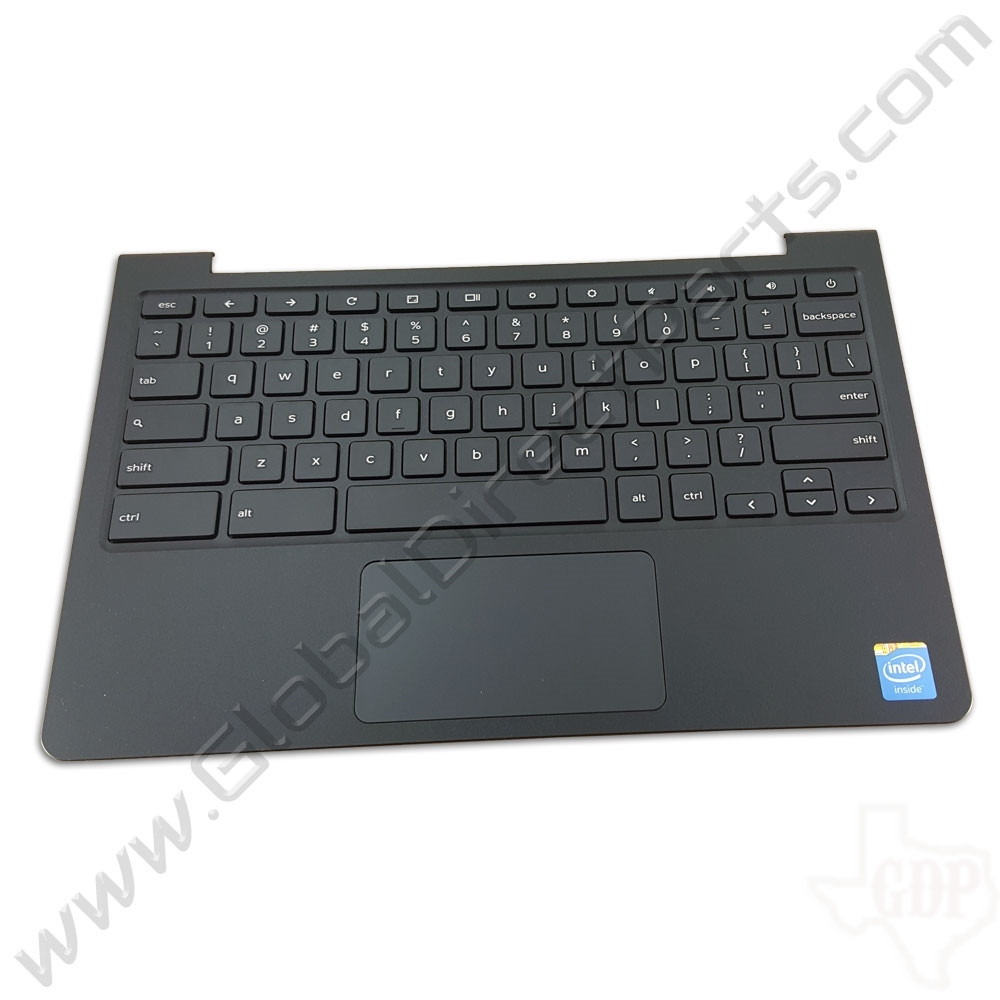 OEM Reclaimed Dell Chromebook 11 CB1C13 Keyboard with Touchpad [C-Side] - Gray [0CK4ND]