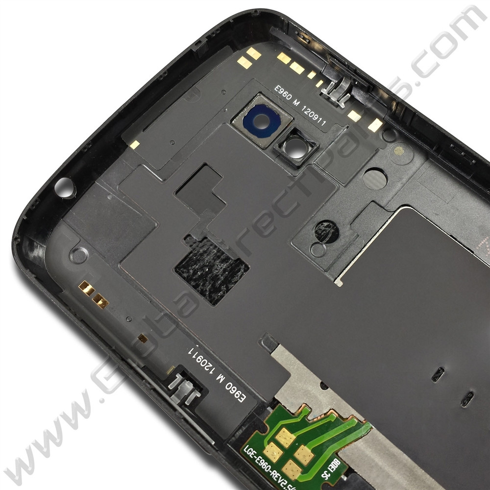 OEM LG Google Nexus 4 E960 Battery Door - Black