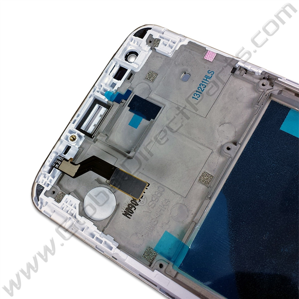 OEM Reclaimed LG G2 VS980W LCD & Digitizer Assembly with Front Housing - White