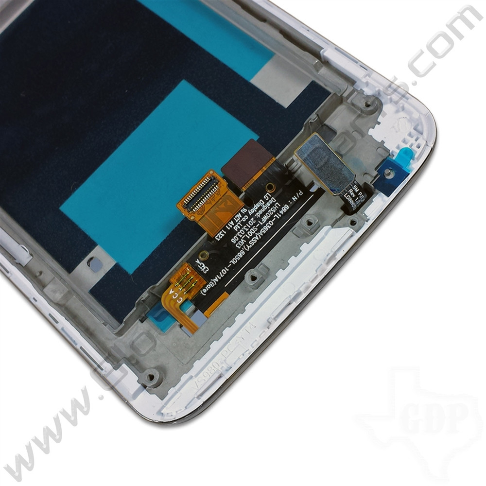 OEM Reclaimed LG G2 VS980W LCD & Digitizer Assembly with Front Housing - White