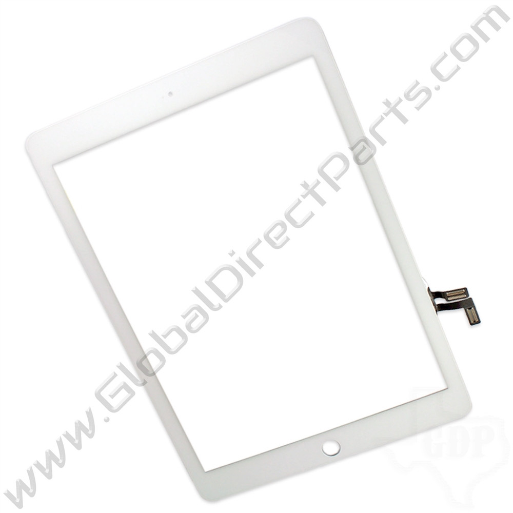 Aftermarket Digitizer Compatible with Apple iPad Air, iPad 5th Gen [Not Including Home Button Assembly] - White