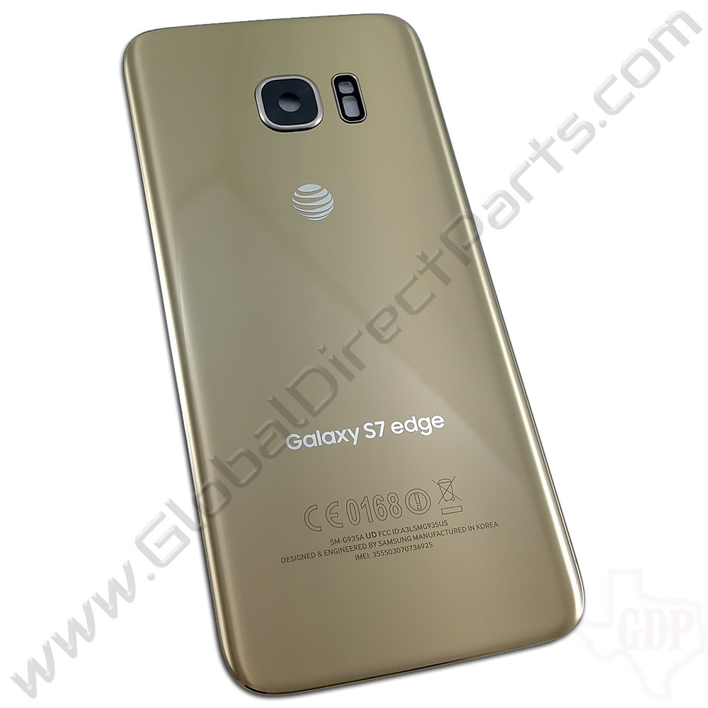 OEM Samsung Galaxy S7 Edge G935A Battery Cover - Gold