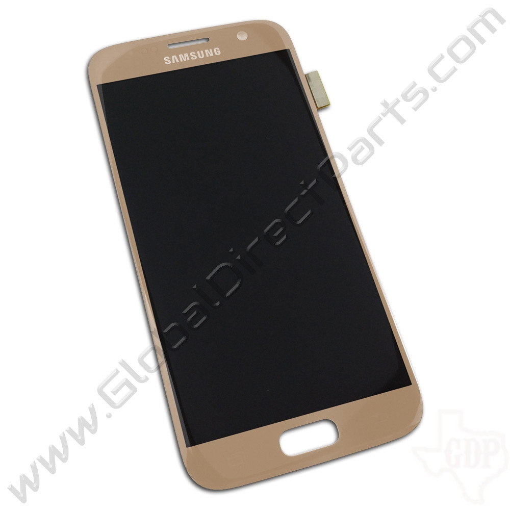 OEM Samsung Galaxy S7 AMOLED & Digitizer Assembly - Gold