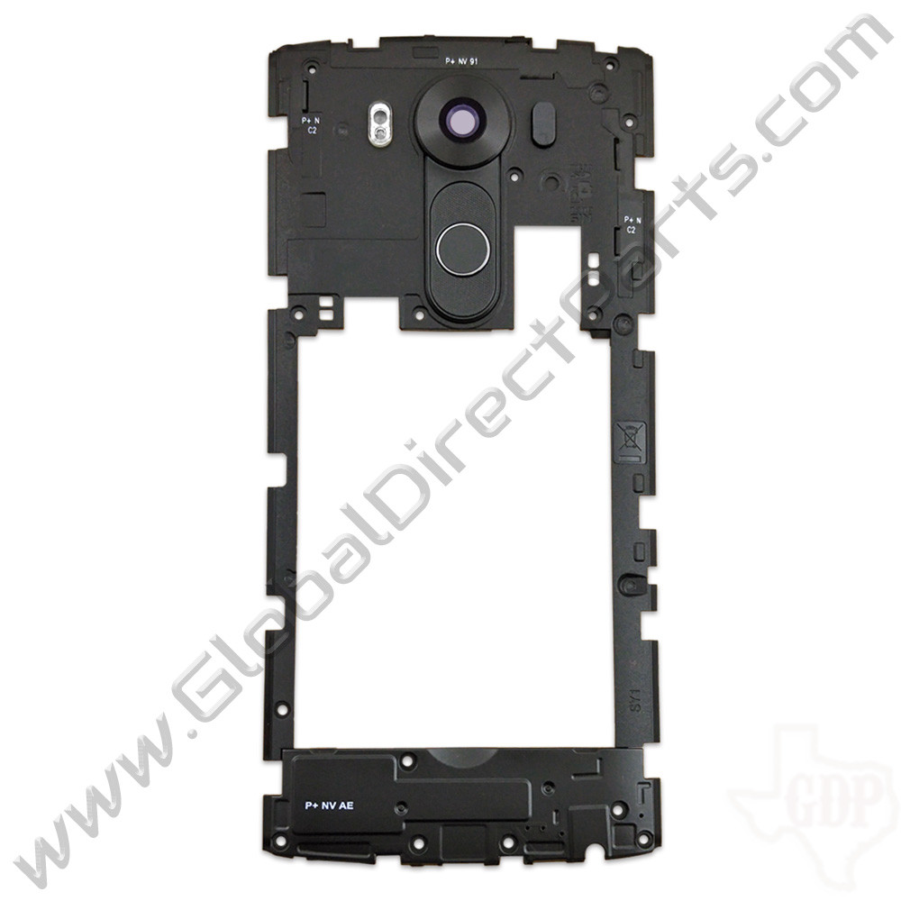 OEM LG V10 VS990, H901 Rear Housing with Loud Speaker Module - Black