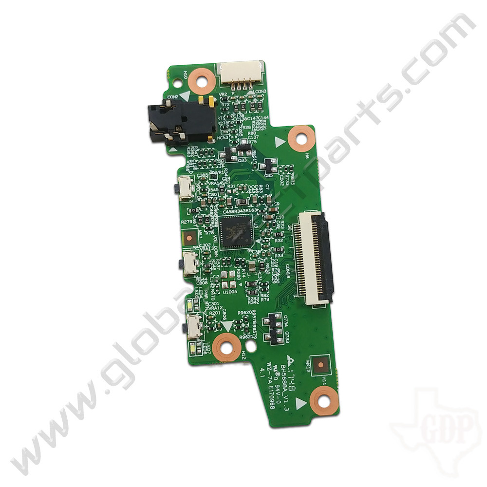 OEM Lenovo Flex 11 Chromebook ZA27 Power, Volume & Audio Jack PCB