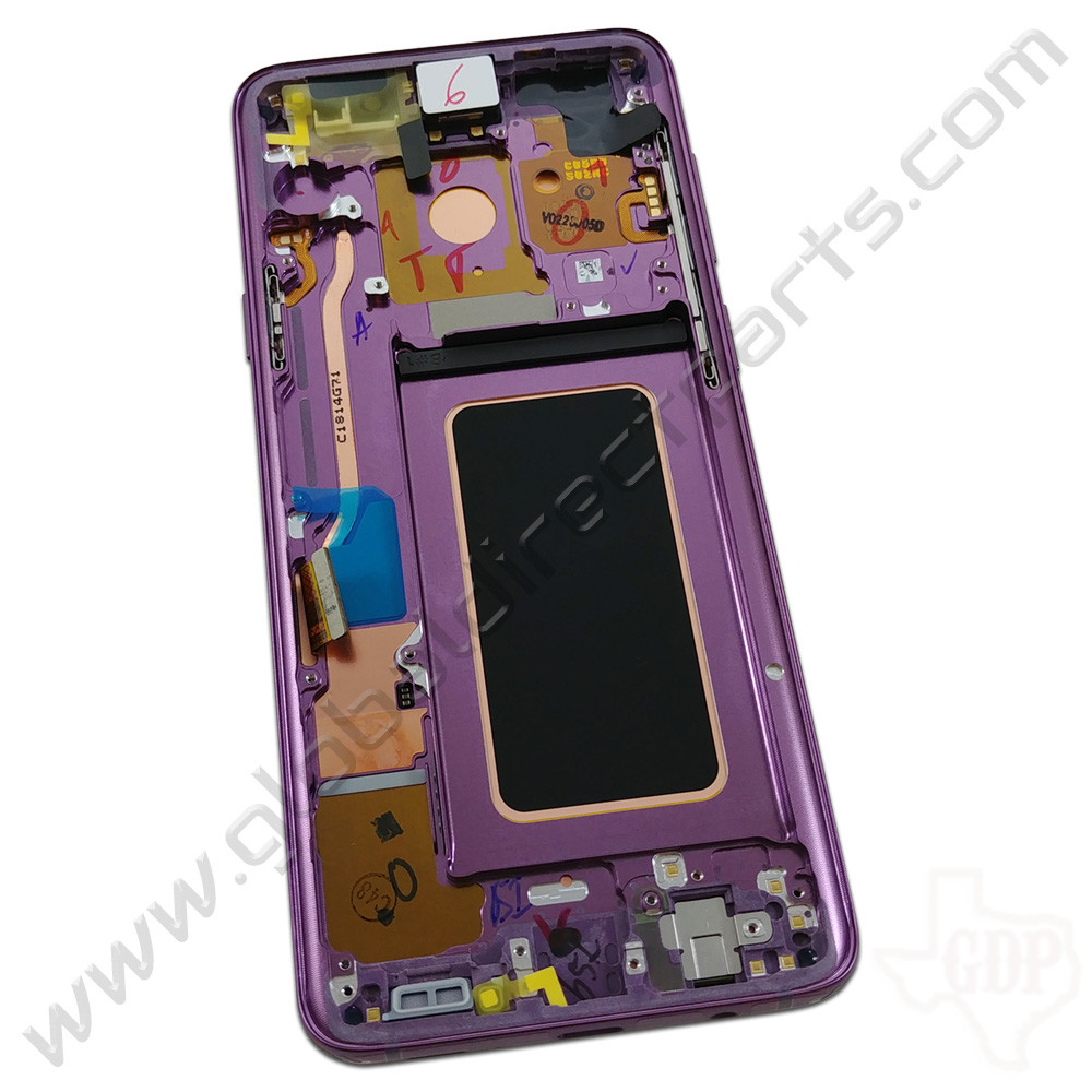 OEM Samsung Galaxy S9+ AMOLED & Digitizer Assembly with Front Housing - Purple [GH97-21721B]