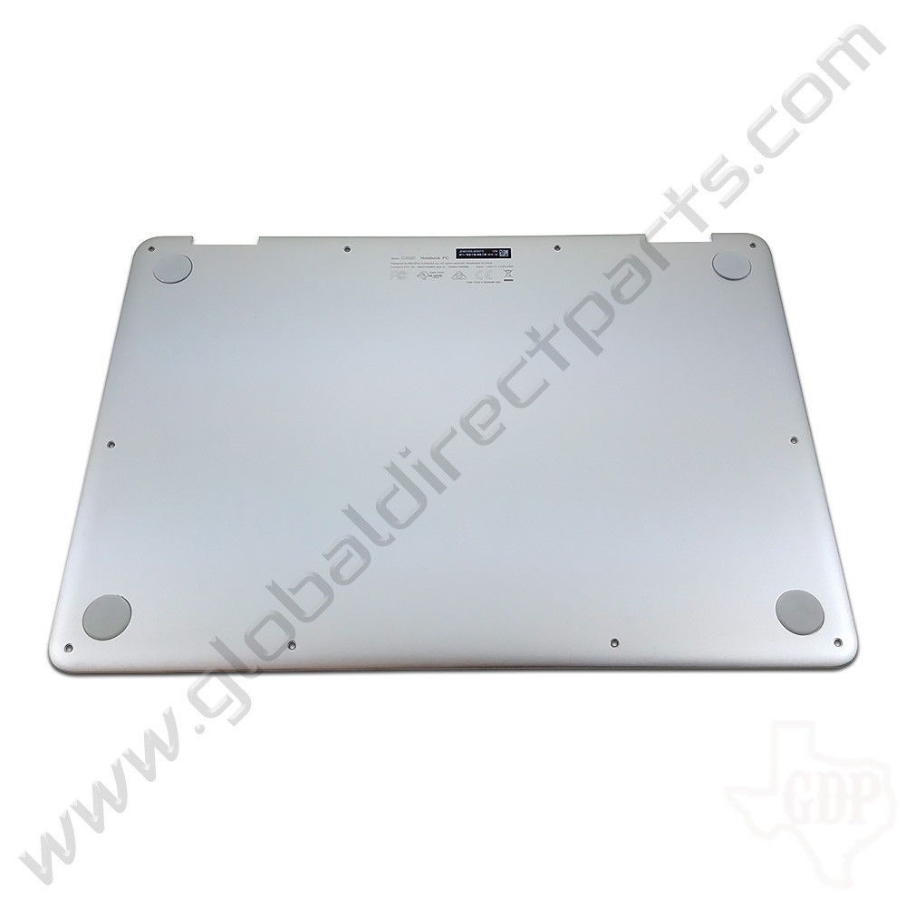 OEM Reclaimed Asus Chromebook Flip C302C Bottom Housing [D-Side] - Silver