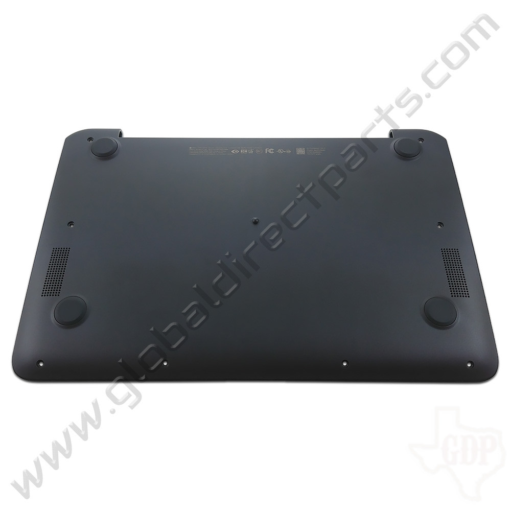 OEM HP Chromebook 11A G6 EE Bottom Housing [D-Side] - Gray [Black Bumper]