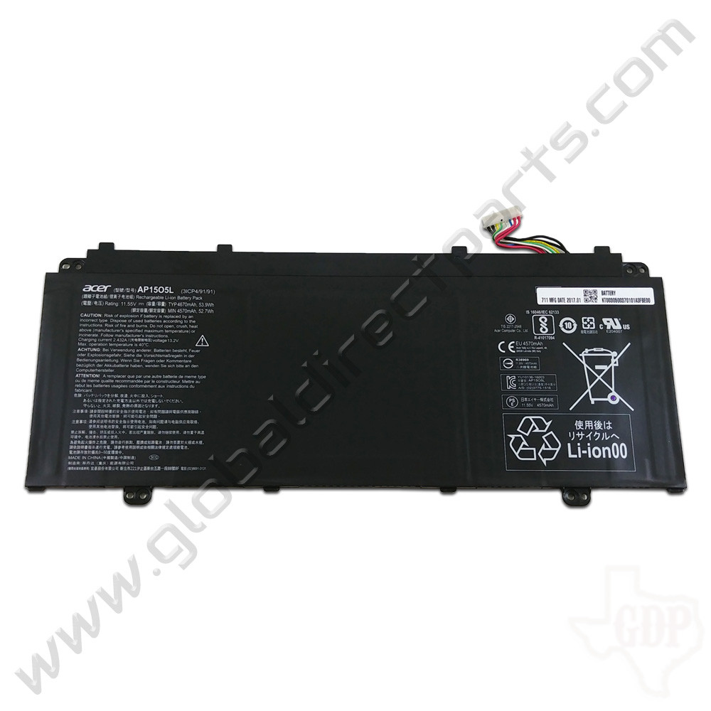 OEM Acer Chromebook 13 CB5-312T Battery [AP15O5L]