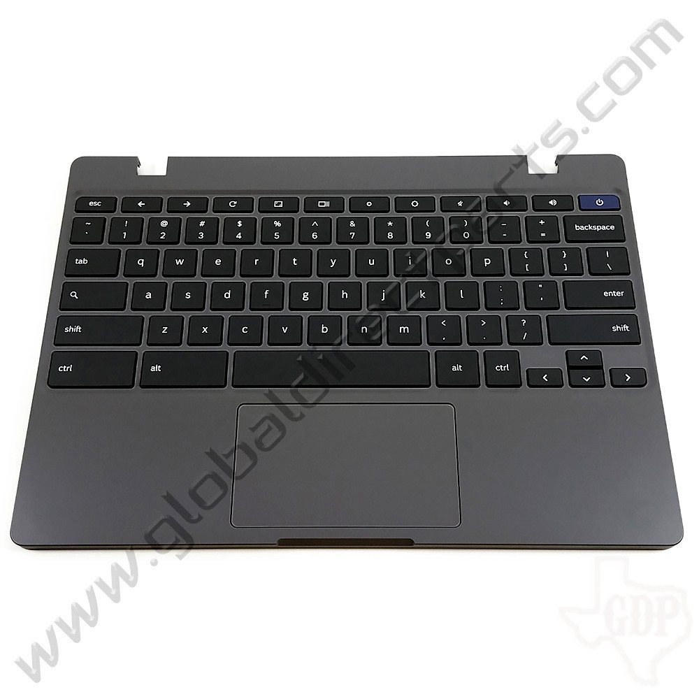 OEM Reclaimed Samsung Chromebook 4 XE310XBA Keyboard with Touchpad [C-Side] - Gray [BA98-02175A]