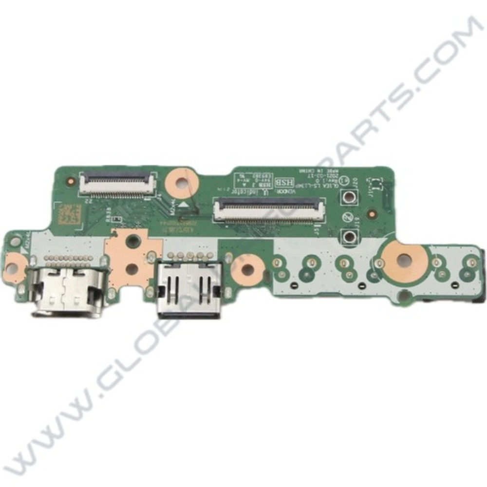 OEM Lenovo 300e Chromebook 3rd Gen 82J9 HDMI & USB PCB with Power & Volume Keys [5C51C94224]